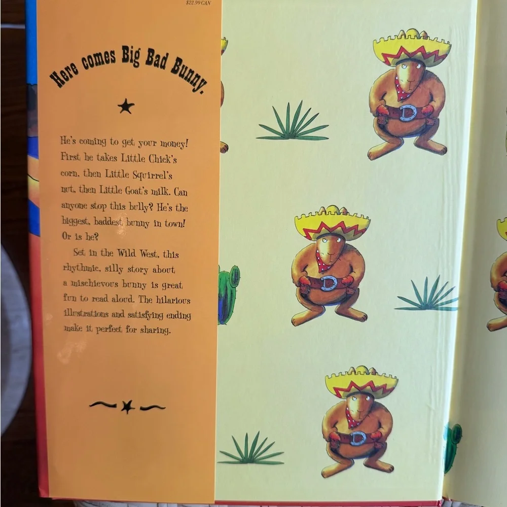 Big Bad Bunny Children's Book hardcover Alan Durant